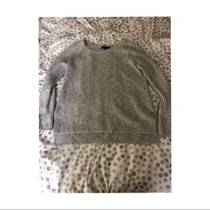 ANN TAYLOR - grey knit sweater